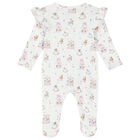 أفرول بنات بطبعة باللون الأبيض والوردي, 1, hi-res